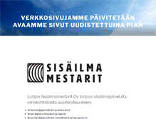 Tablet Screenshot of ilmamestarit.fi